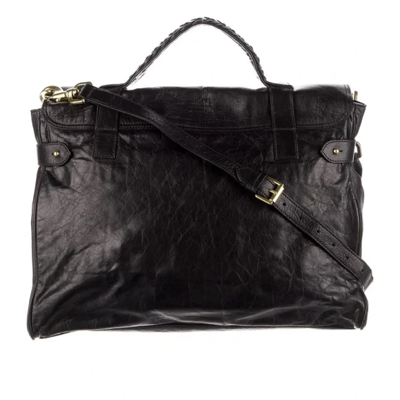 Mulberry Black Leather Satchel - Picture 6 of 12